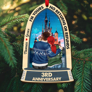 Personalized Wood Ornament 01ACDT300823TM Christmas Gifts For Couple - Ornament - GoDuckee