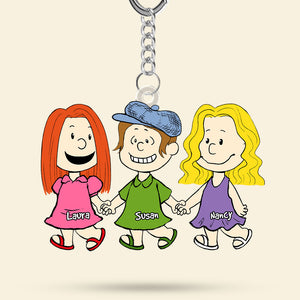 Personalized Gifts For Best Friends Keychain 05acti150125 - Keychains - GoDuckee