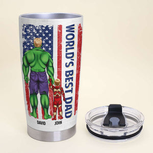 My Dad, Gift For Father's Day, 01HTDT250423TM Personalized Family Tumbler - Tumbler Cup - GoDuckee