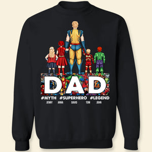Dad #Myth #Legend, Personalized Shirt, Gift For Dad, 08hudt120523tm - Shirts - GoDuckee