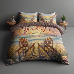 Personalized Gifts For Couple Quilt Bedding Set 03kati140125 - Blanket - GoDuckee