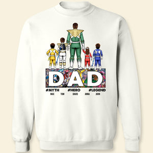 Dad Myth Hero Legend, Personalized Shirt, Gift For Dad, 08hudt130523hh - Shirts - GoDuckee