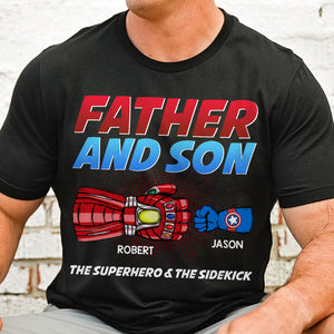 Father And Children, Personalized Shirt, Gifts For Dad 04NADT180523HA - Shirts - GoDuckee