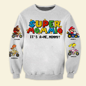 It's A Me, Gift For Family, Personalized Shirt, Family Racing Car Game Shirt 06NATI220923 - AOP Products - GoDuckee