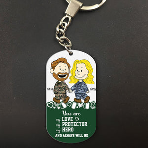 Personalized Gifts For Couple Keychain, Custom Job Costume 02qhti130125hg - Keychains - GoDuckee