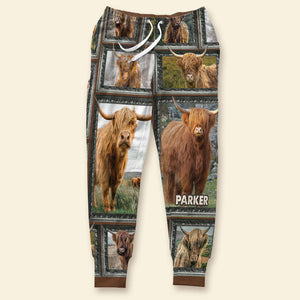 Highland Cow - Personalized Photos Collage Sweatpants 032qhti311224 - Shorts and Pants - GoDuckee