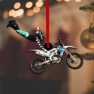 Freestyle Motocross-Custom Photo Acrylic Ornament- Gifts For Motocross Lover - Ornament - GoDuckee
