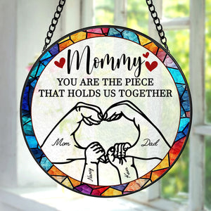 Personalized Gifts For Mom Stained Glass 04xqti210325 - Ornament - GoDuckee