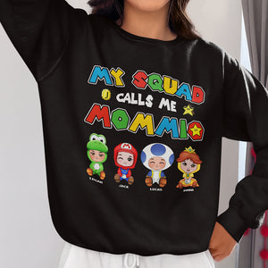 Personalized Gifts For Mother Shirt My Squad Calls Me Mommio 051HUTI240423 - Shirts - GoDuckee