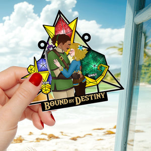 Personalized Gifts For Couple Suncatcher Ornament 03ohti110225hg - Ornament - GoDuckee