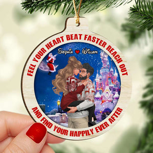 Sweet Couple 04OHDT251023DA Personalized Ornament, Christmas Gifts - Ornament - GoDuckee