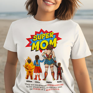 Personalized Gifts For Mom Shirt Power Mom 05HUDT290324PA - 2D Shirts - GoDuckee
