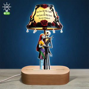 Horror Couple Led Light - Personalized Gifts For Couple 01nati110625 - Led Night Light - GoDuckee
