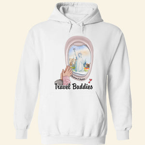 Couple Hand In Hand, Personalized Couple Travel Shirt, Hoodie, Sweatshirt 06HUDT261222 - Shirts - GoDuckee