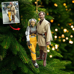 Gift For Movie Fans, Personalized Acrylic Ornament, Custom Image Ornament, Christmas Gift 04HUTI221123 - Ornament - GoDuckee