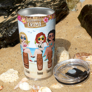 If We Get Caught You're Deaf - Personalized Tumbler - Funny Gift For Friends - Drinking Friends Tumbler - Tumbler Cup - GoDuckee