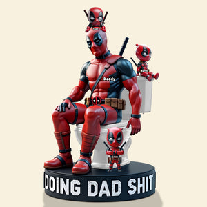 Doing Dad Sh** Plaque - Personalized Gifts For Dad 02nati140525 - Shaped Plaques - GoDuckee