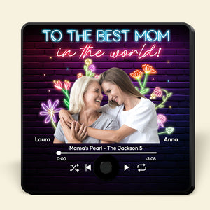 Custom Music & Photo Gifts For Mom Fridge Magnet 04kati050225 - Fridge Magnet - GoDuckee