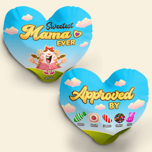 Personalized Gifts For Mom Heart Shape Pillow 05HTTI210324 Mother's Day - Pillows - GoDuckee