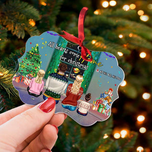 All Hearts Come Home For Christmas, Gift For Family, Personalized Acrylic Ornament, Family Ornament, Christmas Gift - Ornament - GoDuckee