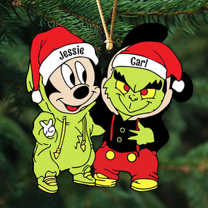 Santa Hat - Gifts For Friends, Couple 024ACDT031023 Personalized Acrylic Ornament, Christmas Gifts - Ornament - GoDuckee