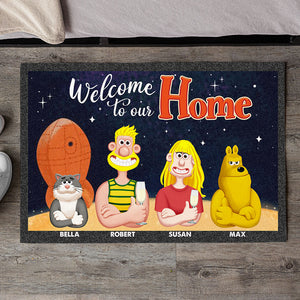 Personalized Gifts For Dog Cat Family Doormat 01xqti120225pa - Doormat - GoDuckee