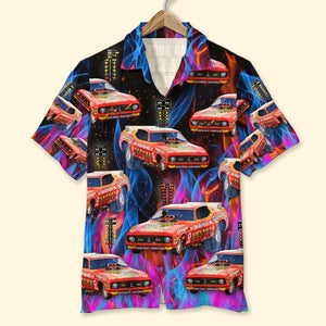 If Your Car Doesn't Scare You A Little It's Not Fast Enough, Gift For Racing Cars, Personalized Hawaiian Shirt, Custom Car Image Hawaiian Shirt, Summer Gift - Hawaiian Shirts - GoDuckee