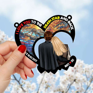 Personalized Gifts For Couple Suncatcher Ornament 03XQTI200624HH - Ornament - GoDuckee