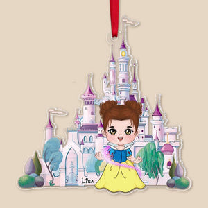 Gift For Kids, Personalized Acrylic Ornament, Prince And Princess Kid Ornament, Christmas Gift 04TOTI131023HA - Ornament - GoDuckee