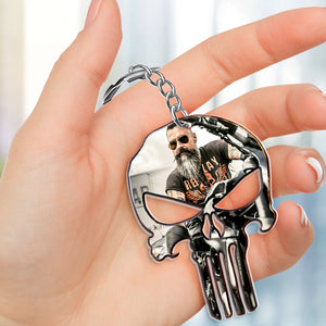 Custom Photo Biker Gift, Personalized Keychain Gift 03ACDT230623 - Keychains - GoDuckee