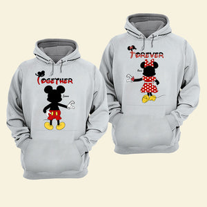Together Forever, Couple Gift, Personalized Couple Shirt, Mouse Couple Shirt, Christmas Gift 01HUTI271023 - Shirts - GoDuckee