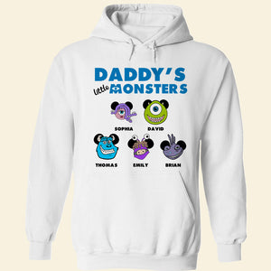 Daddy's Little Monsters, Personalized Shirt, Gifts For Dad 02HUDT250423 - Shirts - GoDuckee