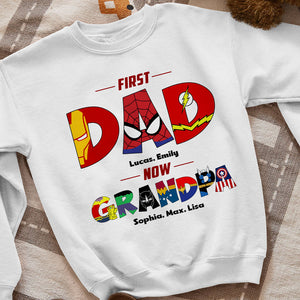 First Dad Now Grandpa Personalized Shirts-02QHTI240523HH - Shirts - GoDuckee