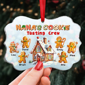 Family Cookie Tasting Crew, Medallion Ornament, Christmas Gifts For Family 02ACDT220923 - Ornament - GoDuckee