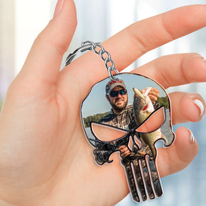 Custom Photo Fishing Lover Gift, Personalized Keychain Gift 02ACDT230623 - Keychains - GoDuckee
