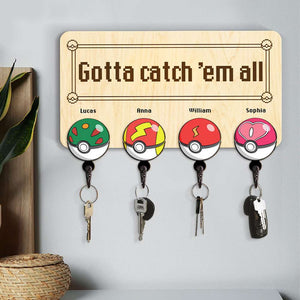 Personalized Gifts For Family Wood Key Hanger 06ohti310524 - Wood Sign - GoDuckee