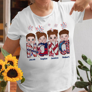 Gift For Grandma And Kids Personalized Shirt Hoodie Sweatshirt 02NADT070623HH - Shirts - GoDuckee