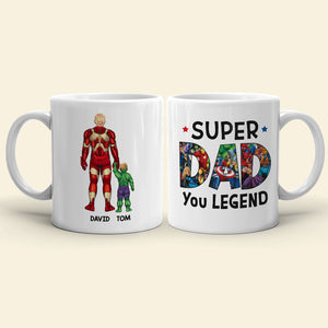 Legend Of Dad 05HUDT260423TM Personalized Mug, Gift For Dad - Coffee Mug - GoDuckee