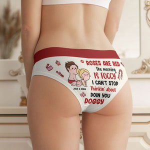 Personalized Gifts For Women's Briefs Roses Are Red The Morning Is Foggy - Boxers & Briefs - GoDuckee