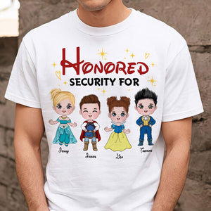 Personalized Gifts For Fathers Shirt Honored Security 06TOTI170124PA - 2D Shirts - GoDuckee