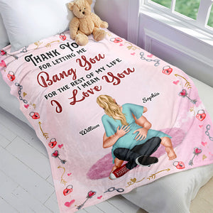 Personalized Gift For Couple Blanket I Love You - Blanket - GoDuckee
