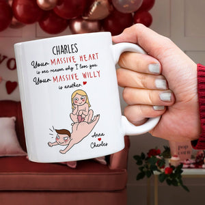 Personalized Gifts For Couples Coffee Mug One Reason Why I Love You - Coffee Mugs - GoDuckee