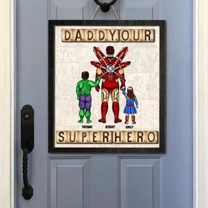 Personalized Gifts For Dad Wood Sign Happy Father's Day 03NATI170224PA - Wood Signs - GoDuckee