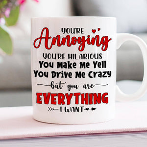 Couple, You Are Everything I Want, Personalized Mug, Gift For Couple - Coffee Mug - GoDuckee