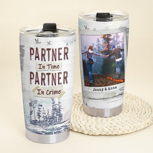 Personalized Gifts For Friends Tumbler Partner In Crime - Tumbler Cup - GoDuckee