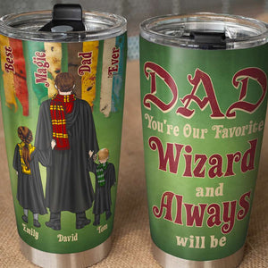 Magic Family Dad 04HUDT050523TM Gift For Father's Day, Personalized Family Tumbler - Tumbler Cup - GoDuckee