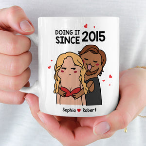 I Don't Care If You Have Small Boobs, Gift For Her, Personalized Mug, Funny Couple Mug, Couple Gift - Coffee Mug - GoDuckee