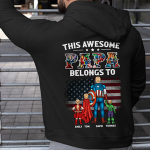 Awesome Dad Personalized Shirt-1dtdt260423 - GRER2005 - Shirts - GoDuckee