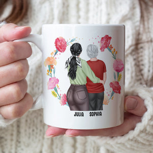 Always My Mother Always My Friend Personalized Coffee Mug Gift For Mom - Coffee Mug - GoDuckee