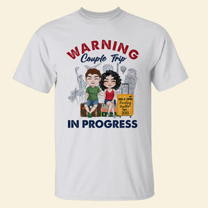 Couple Trip In Progress Personalized Shirt - Shirts - GoDuckee